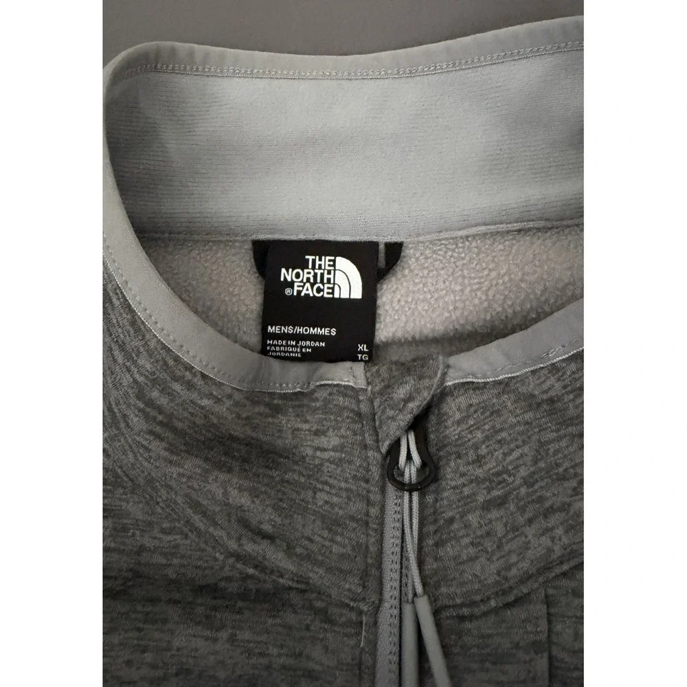 The North Face Canyonlands Jacket Mens XL Gray Full Zip Fleece Zipper Pockets